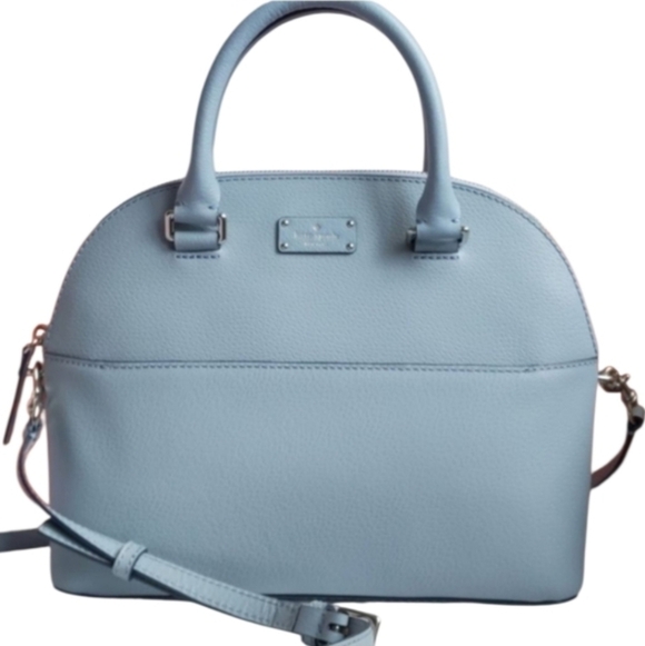 kate spade Handbags - Kate Spade Grove Street Carli Blue Dawn Satchel And Wallet